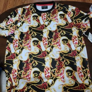 G-NET Art Deco Design T-Shirt. Size XL